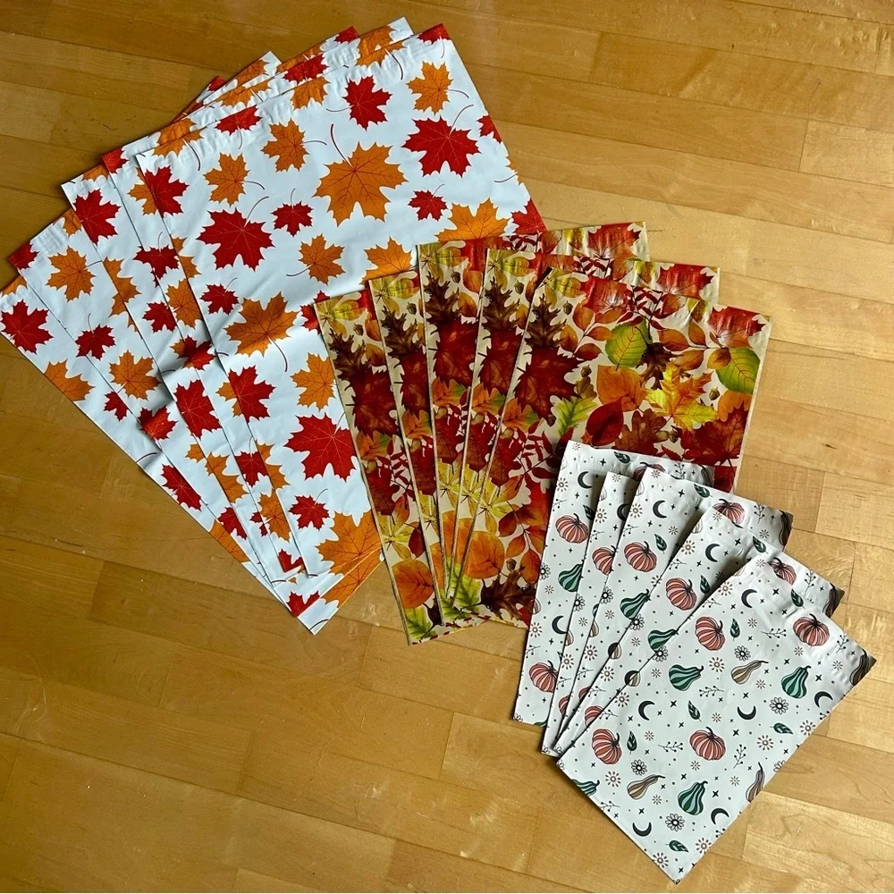 15 Count Polymailer Size Variety Bundle - FALL 02 (5/6x9 + 5/10x13 + 5/14x19)
